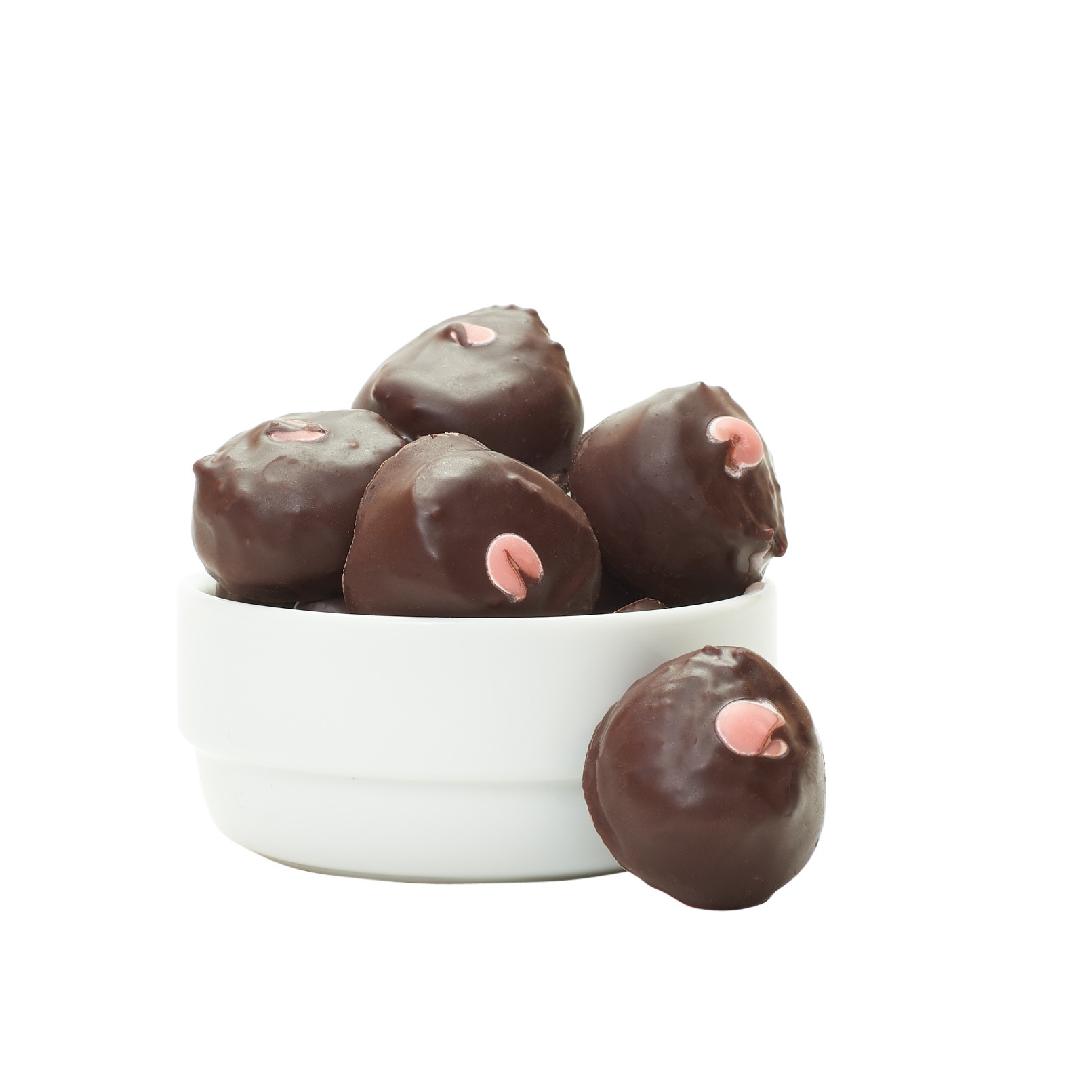 Mini Chocolate Fruity Marzipan Bites