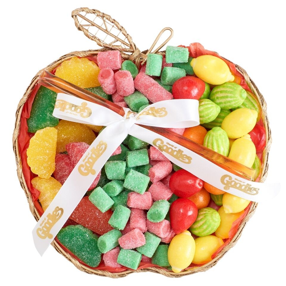 Mesh Apple Rosh Hashana Candy Gift Basket