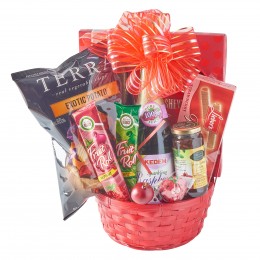 Red Purim Gift Basket